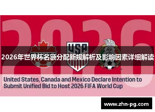 2026年世界杯名额分配新规解析及影响因素详细解读