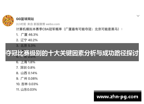 夺冠比赛级别的十大关键因素分析与成功路径探讨