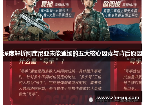 深度解析阿库尼亚未能登场的五大核心因素与背后原因 深度解析阿库尼亚未能登场的五大核心因素与背后原因